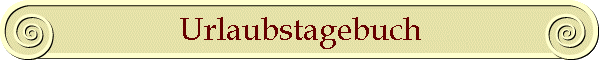Urlaubstagebuch
